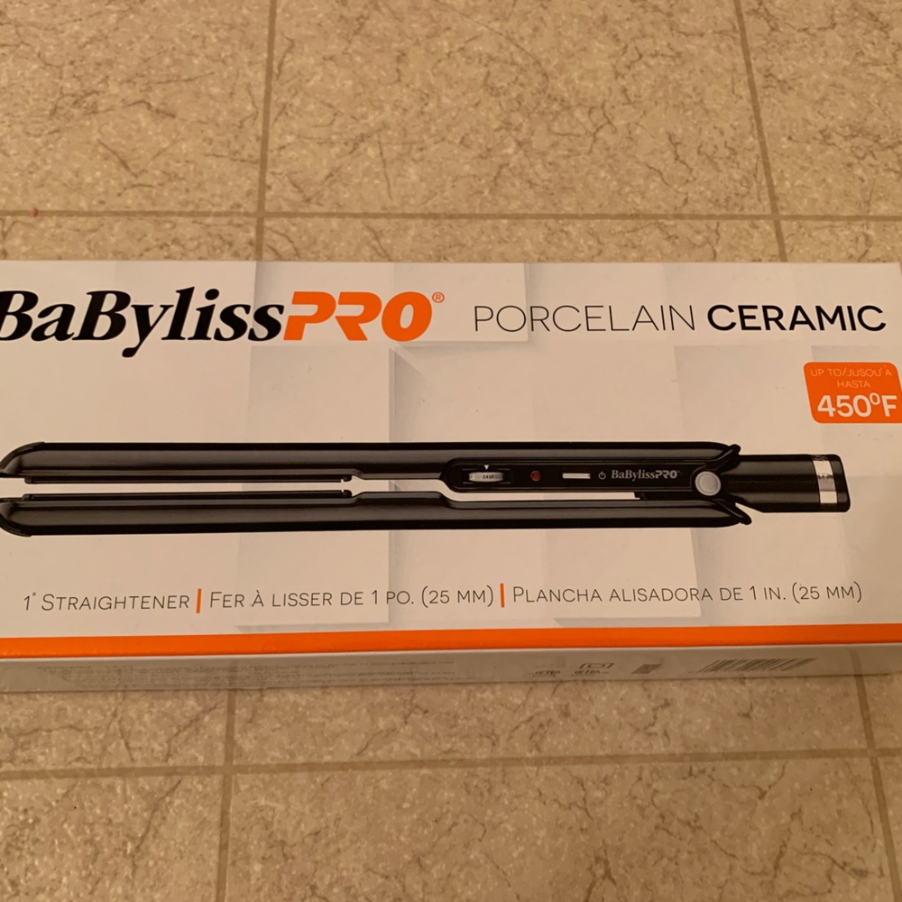Babyliss PRO Porcelain Ceramic 1” Straightening Iron